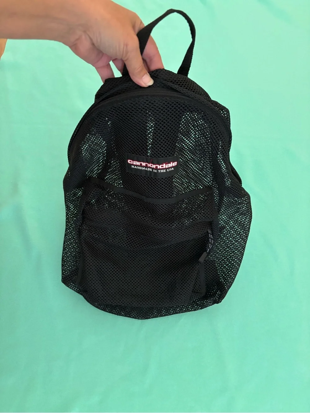 VTG Cannondale Black Mesh Backpack Made in USA